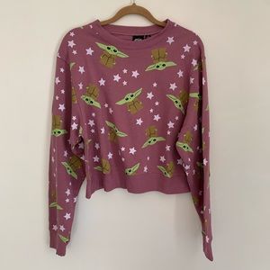 NEW Star Wars Mandalorian Grogu Yoda Sweatshirt XL